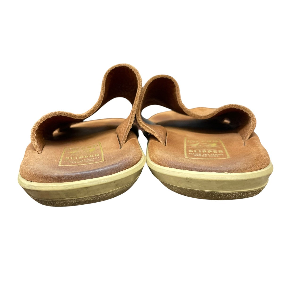 ISLAND SLIPPER スゥエードレザースリッパサンダル 古着・中古-4枚目のアイテム画像