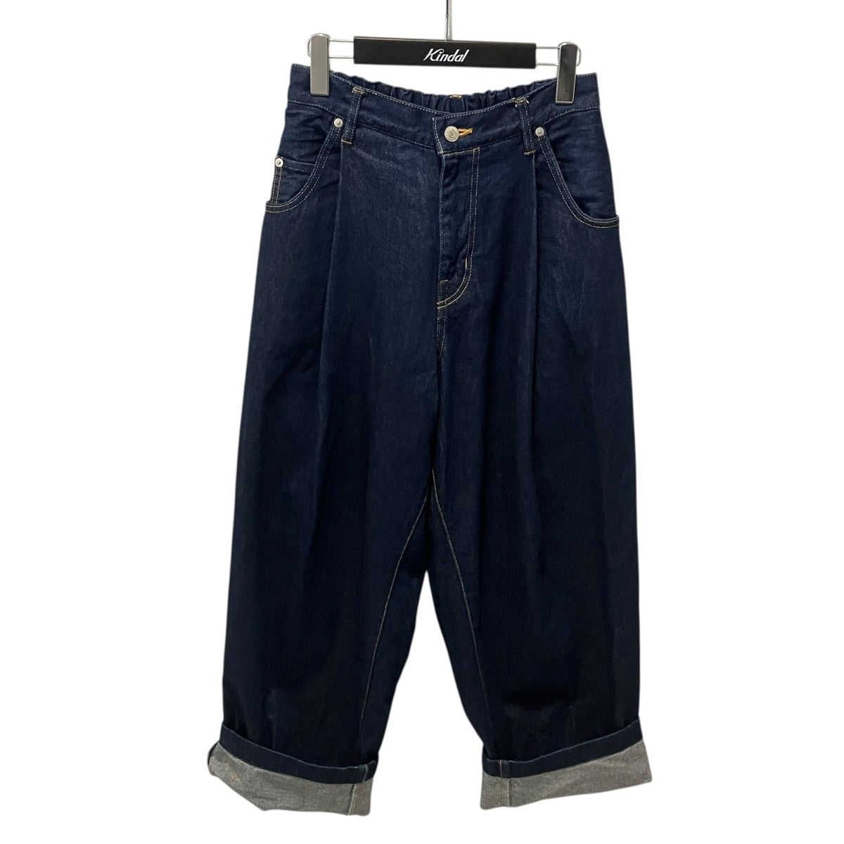 NEON SIGN Wide denim slacks “One wash”デニムパンツN0344OW 古着・中古-1枚目のアイテム画像
