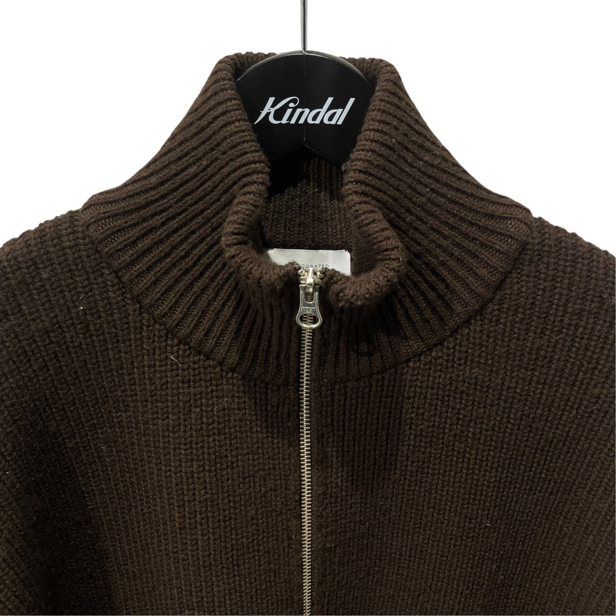 UNDERCORATED 24AWMulesing Free Wool Knit Zip TopドライバーズニットUDF24807 古着・中古-3枚目のアイテム画像