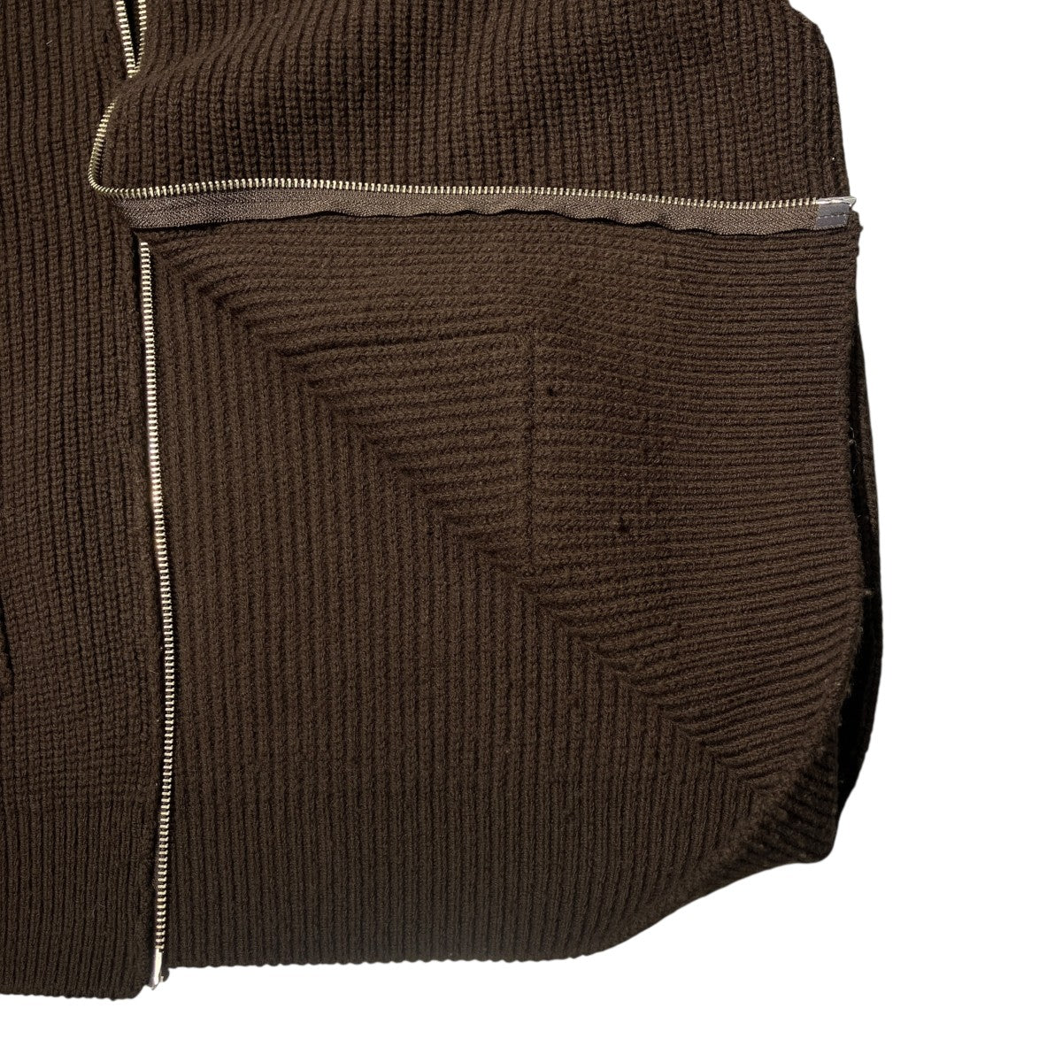 UNDERCORATED 24AWMulesing Free Wool Knit Zip TopドライバーズニットUDF24807 古着・中古-5枚目のアイテム画像