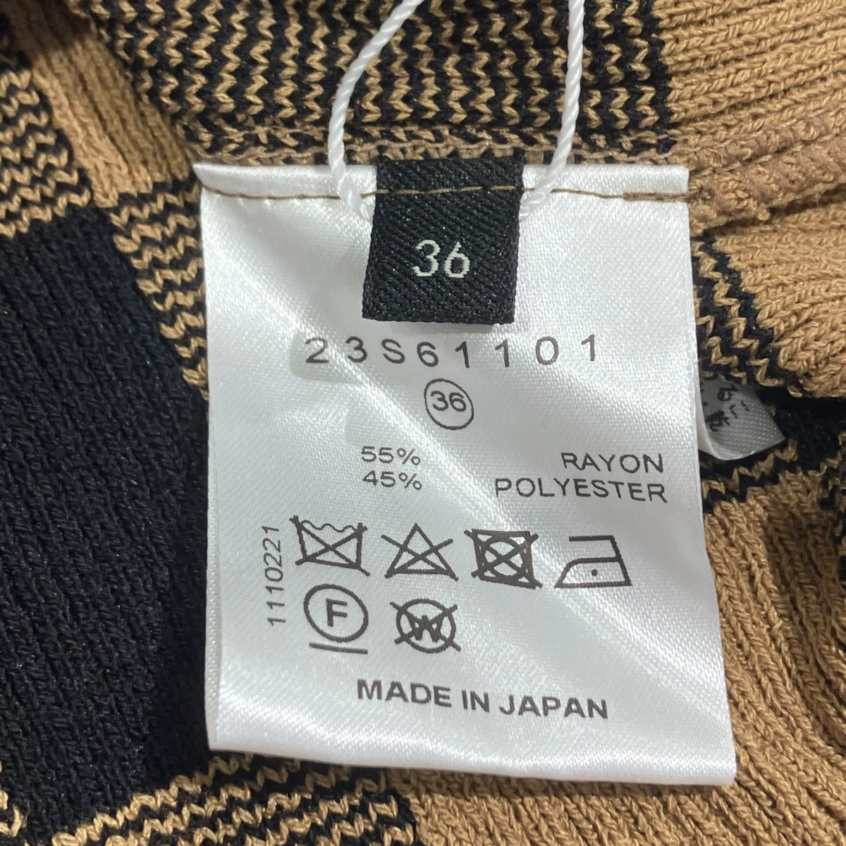 LE CIEL BLEU リブニット23S61101 古着・中古-5枚目のアイテム画像