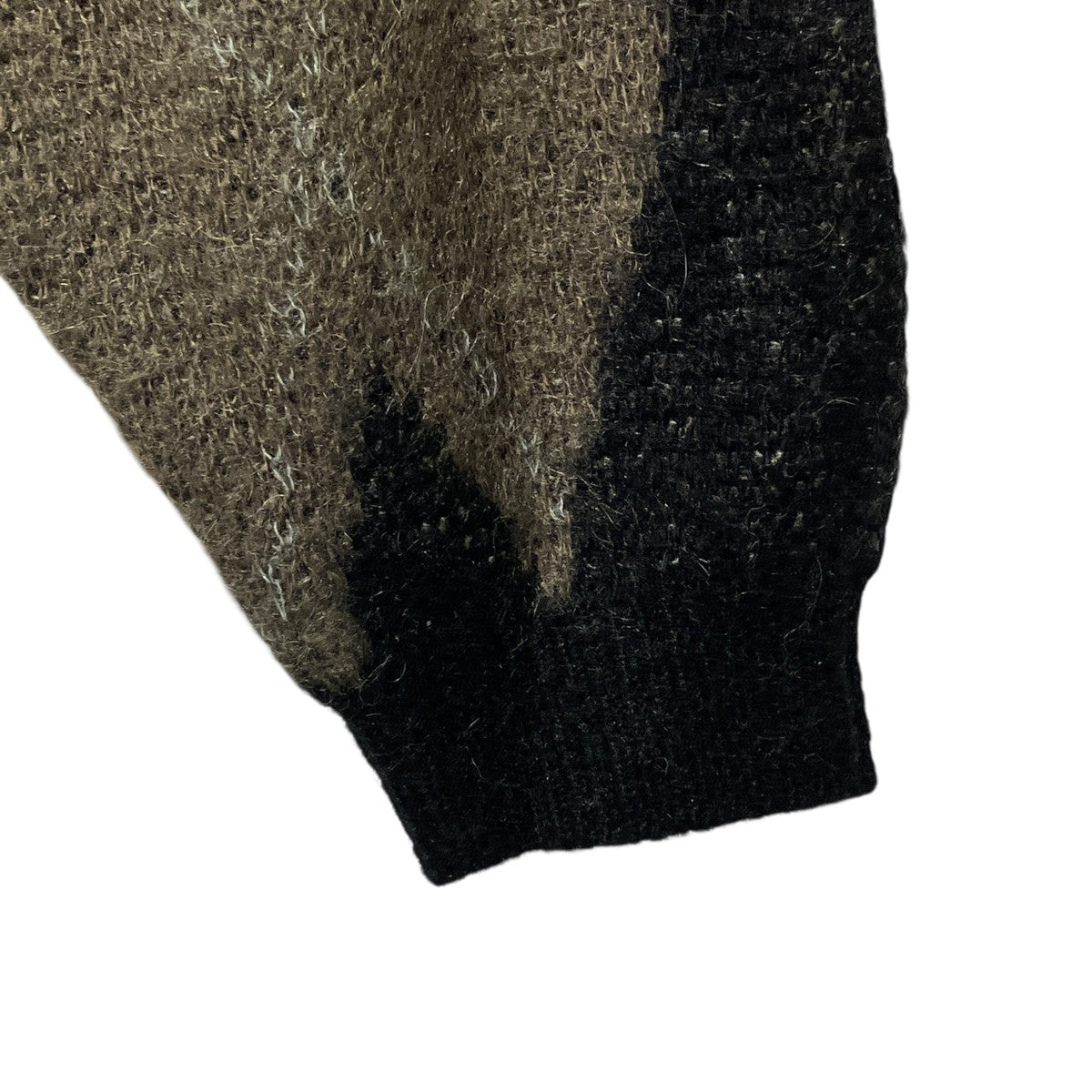 LAD MUSICIAN 2224-0001 Argyle Pullover Knitモヘアニット 古着・中古-4枚目のアイテム画像
