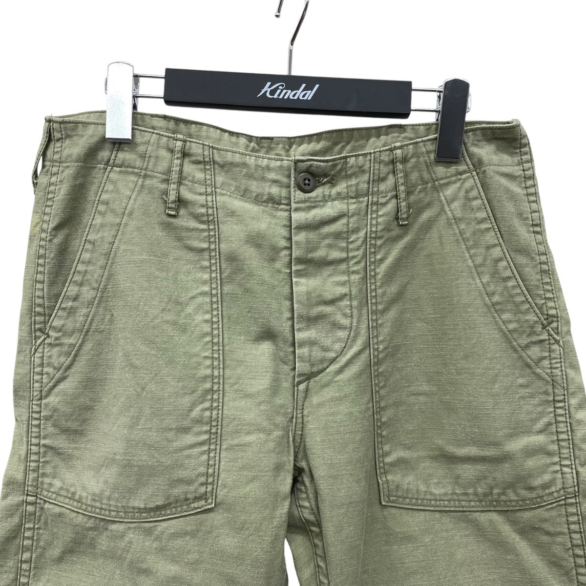 orSlow(オアスロウ) SLIM FIT シンチバックベイカーパンツ グリーン