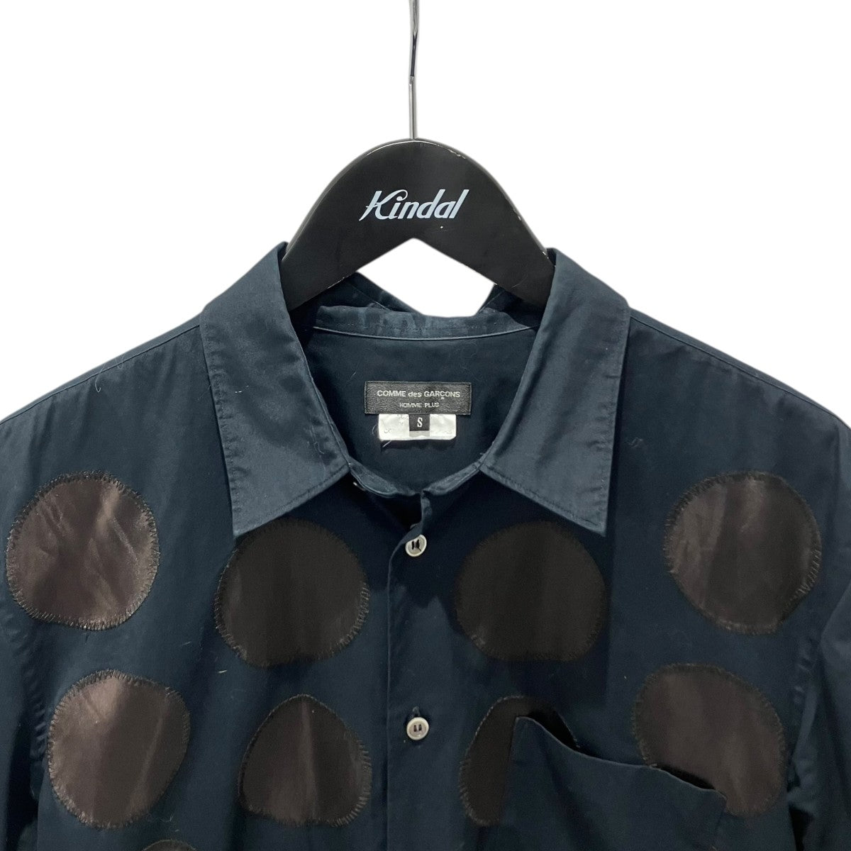 コムデギャルソンオム　縮絨半袖シャツ COMME des GARCONS HOMME PLUS(コムデギャルソンオムプリュス) 09SS
