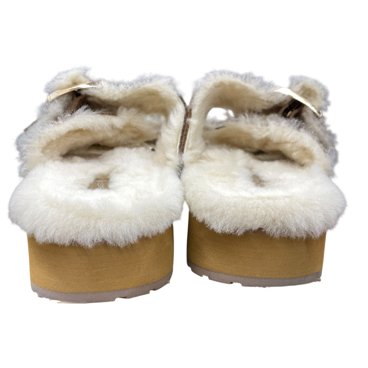 ファーサンダル厚底サンダル