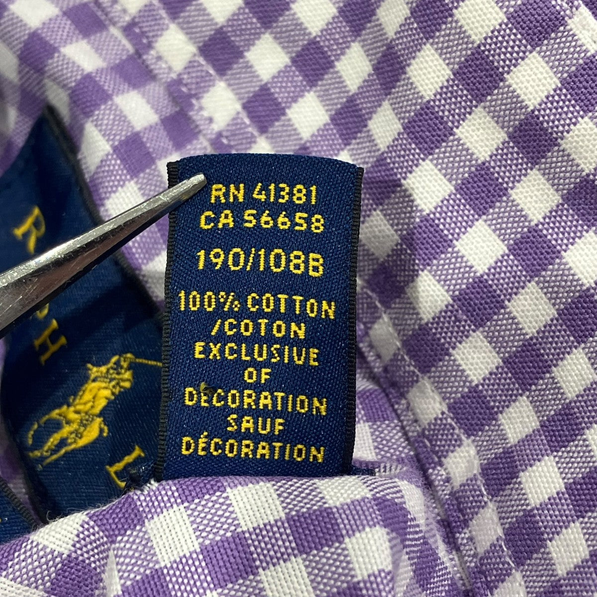 POLO RALPH LAUREN(ポロラルフローレン) ギンガムチェックBDシャツ