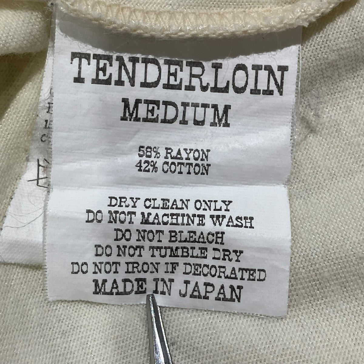 TENDERLOIN(テンダーロイン) ボルネオスカルプリントTシャツプリントT