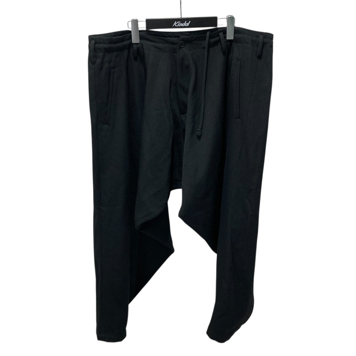 Yohji Yamamoto pour homme ARMY GABARDINE Y-DRAPED PANTSサルエルパンツHJ-P21-120 古着・中古-1枚目のアイテム画像