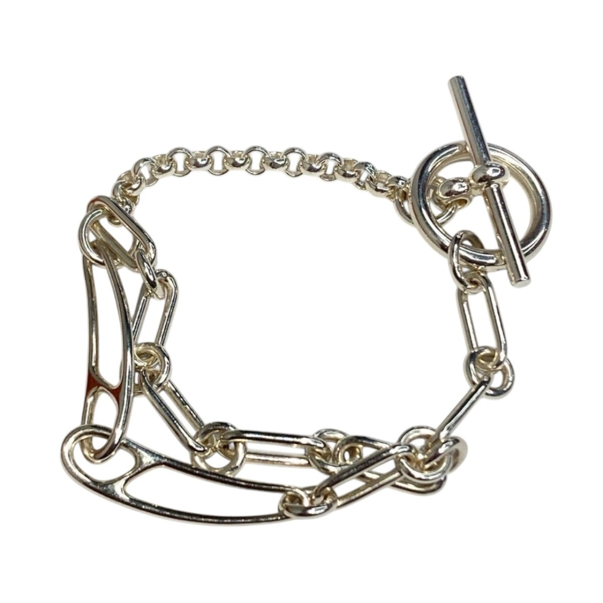 HERMES シェーヌダンクルパンクブレスレット 古着・中古-1枚目のアイテム画像