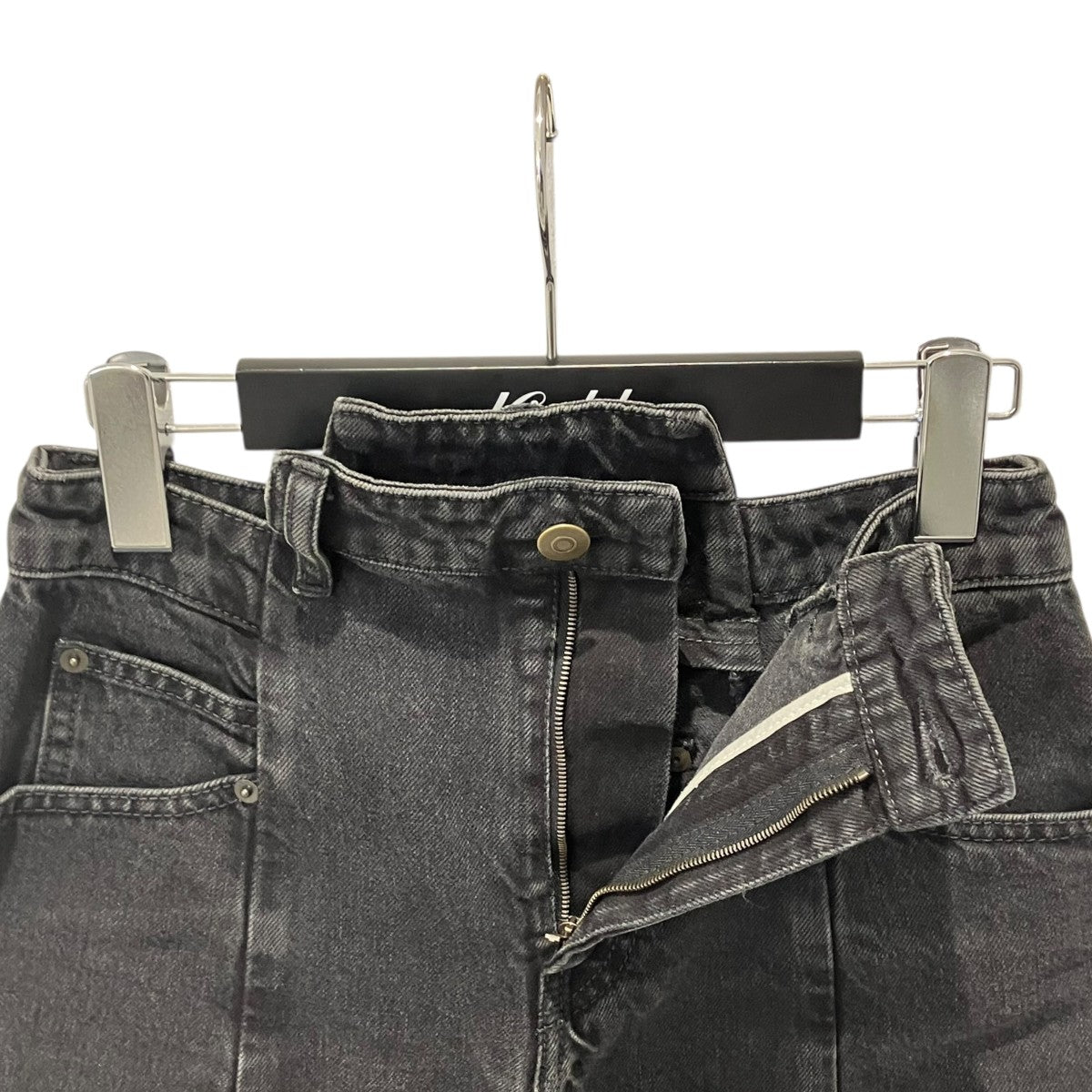 Maison Margiela1 10 25AWS51LA0133 BIAS CUT WIDE FLARE DENIM PANTSデニムパンツ 古着・中古-3枚目のアイテム画像