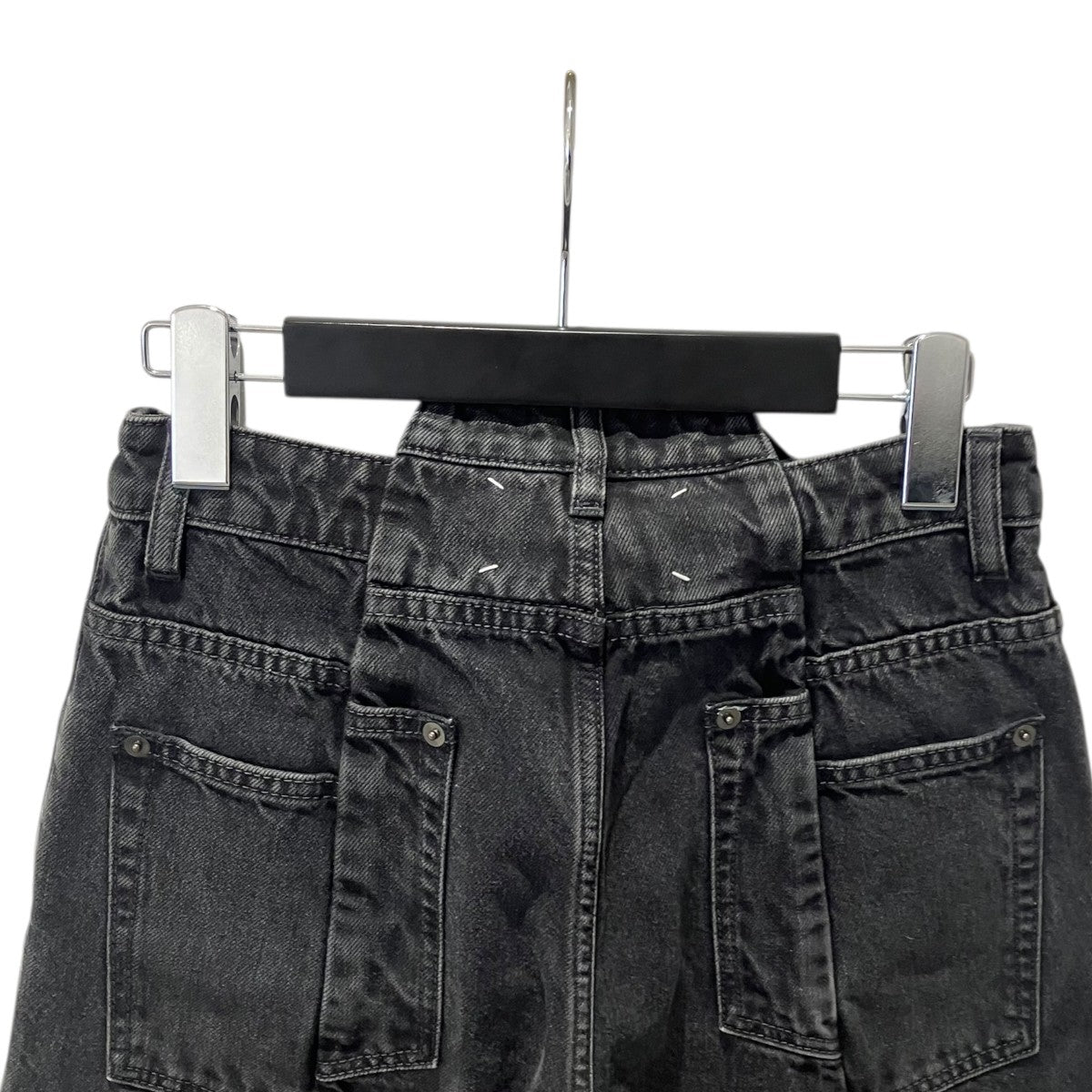 Maison Margiela1 10 25AWS51LA0133 BIAS CUT WIDE FLARE DENIM PANTSデニムパンツ 古着・中古-5枚目のアイテム画像