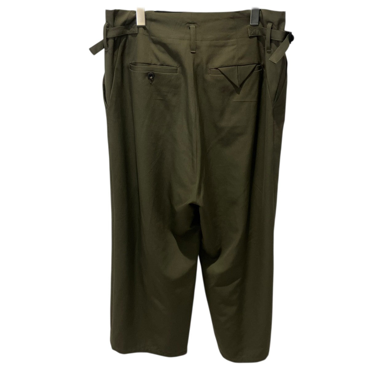 ANCELLM 24AWWOOL DAMAGE WIDE SLACKSダメージスラックスANC-PT47-A 古着・中古-2枚目のアイテム画像