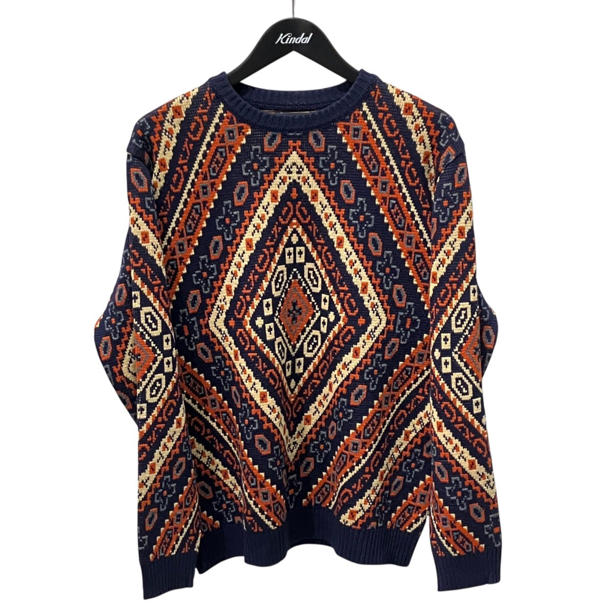 T-SWEATER G総柄厚手ニット