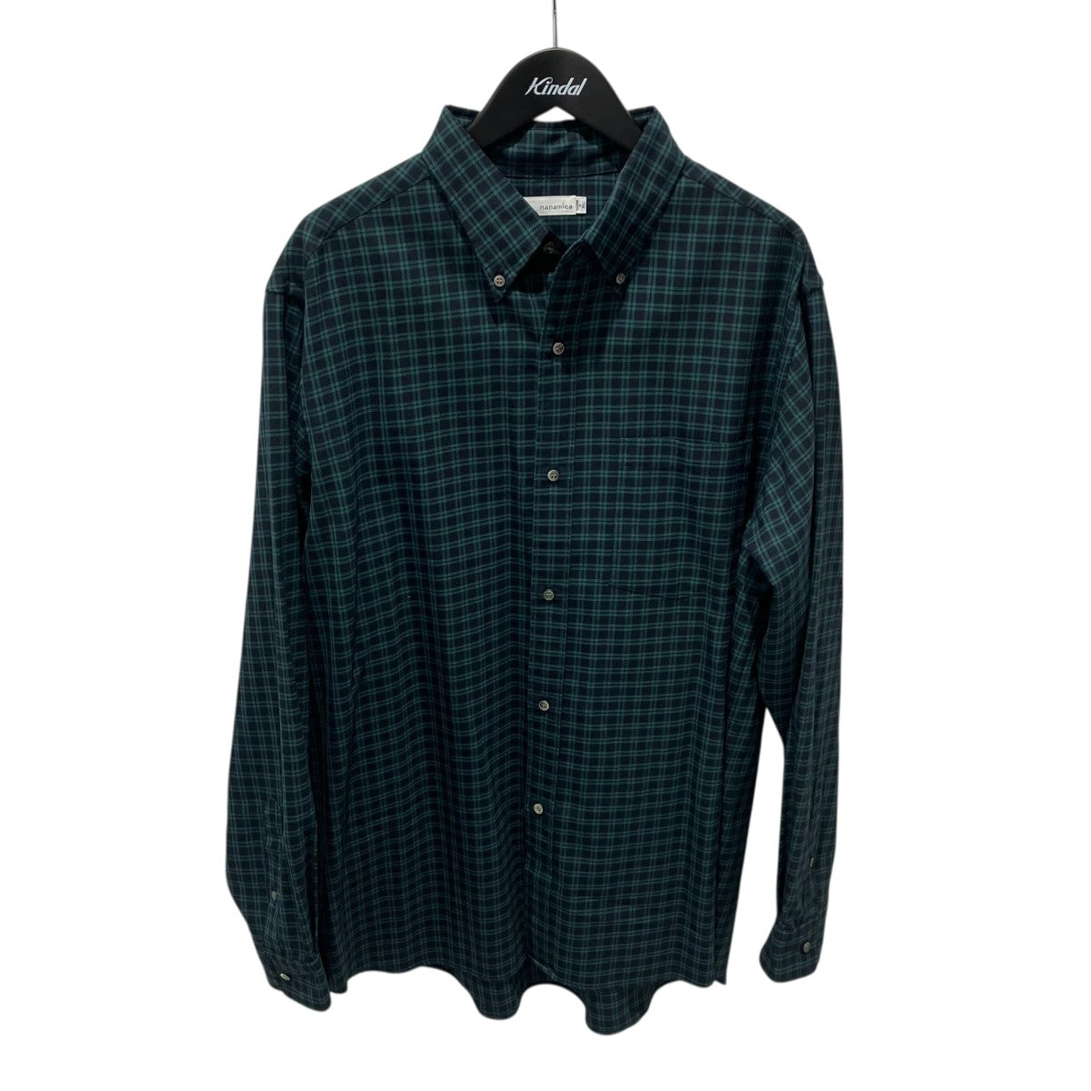 nanamica Button Down Wool Plaid ShirtチェックシャツS24FG050 古着・中古-1枚目のアイテム画像
