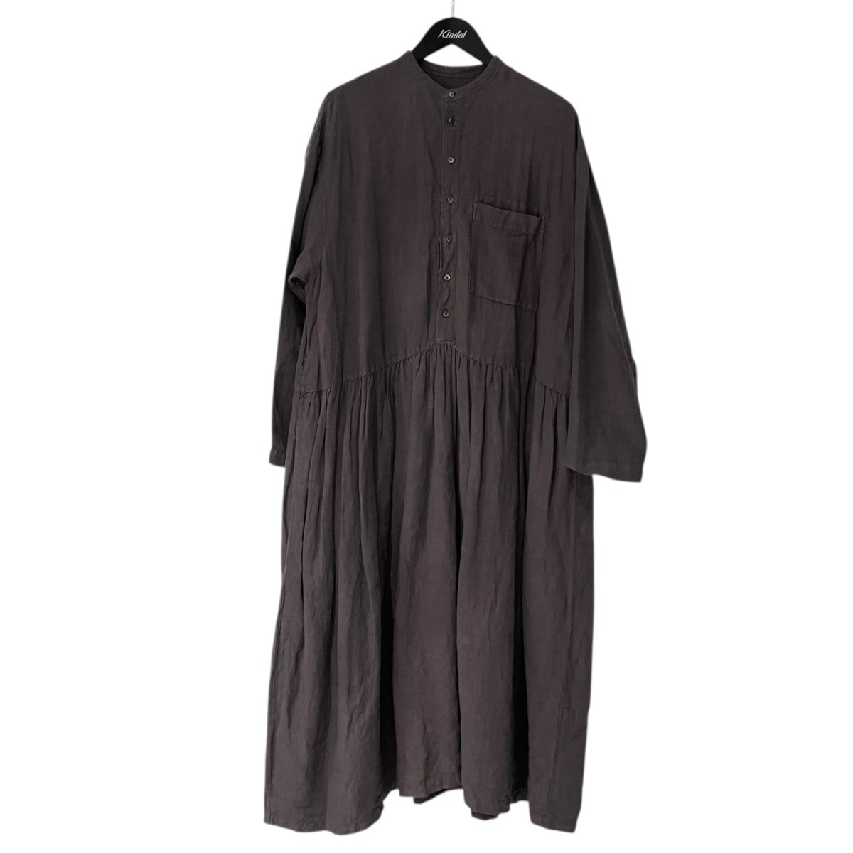 nest Robe 22AWリネン近江晒 切替シャツワンピースワンピース01223-1253 古着・中古-1枚目のアイテム画像