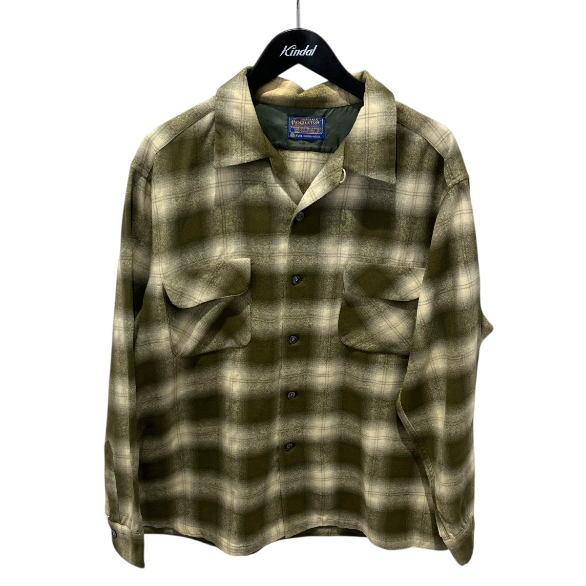 PENDLETON 60s オンブレチェック ボードシャツチェックシャツ 古着・中古-1枚目のアイテム画像