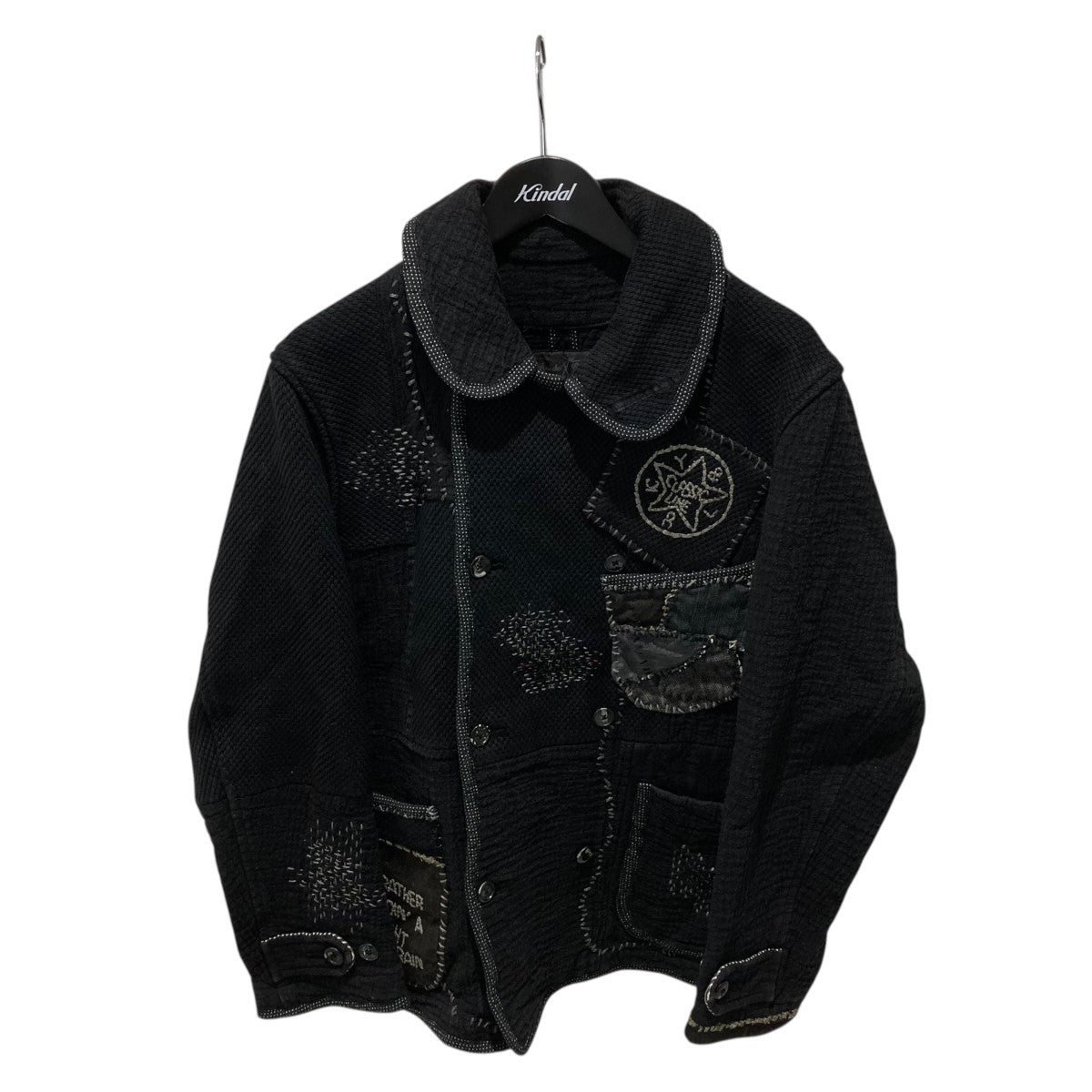 PC KENDO   SASHIKO PEACOAT 剣道刺し子Pコートジャケット