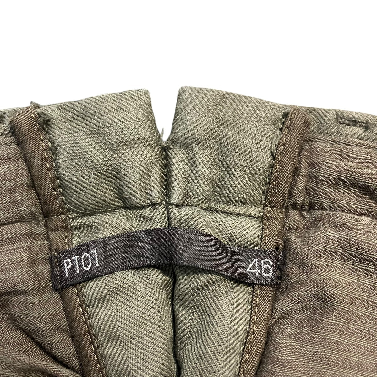 PT01 ヘリンボーンスラックス 古着・中古-6枚目のアイテム画像
