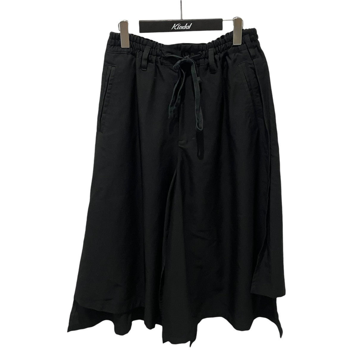 GROUND Y WOOL POLYESTER GABARDINE BALLOON PANTSワイドパンツGP-P04-100 古着・中古-1枚目のアイテム画像