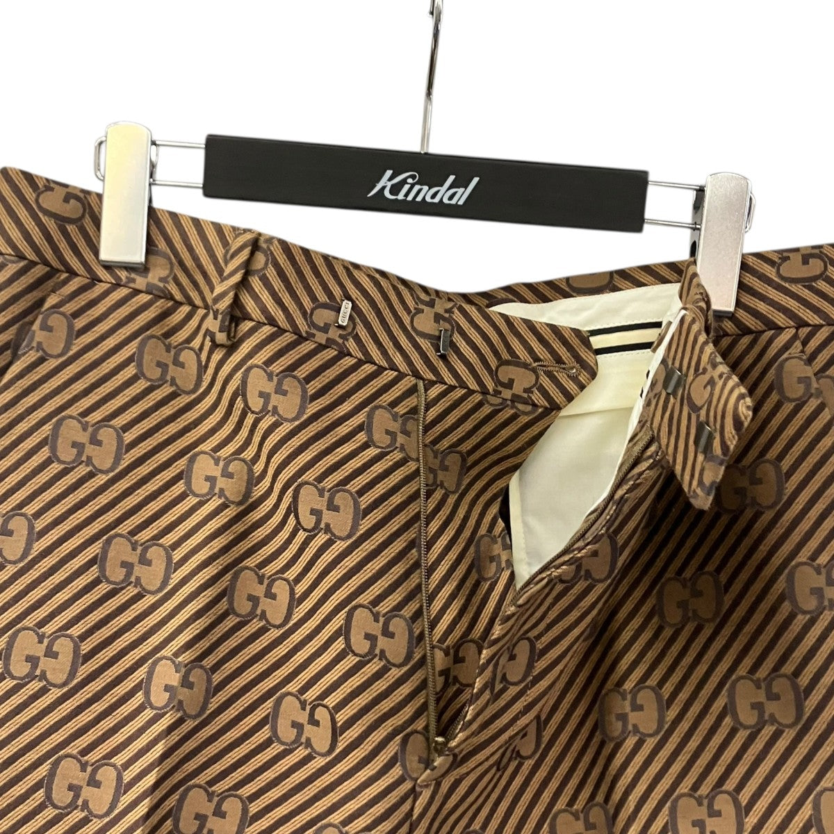 GUCCI(グッチ) GGレジメンタルストライプスラックススラックス630062