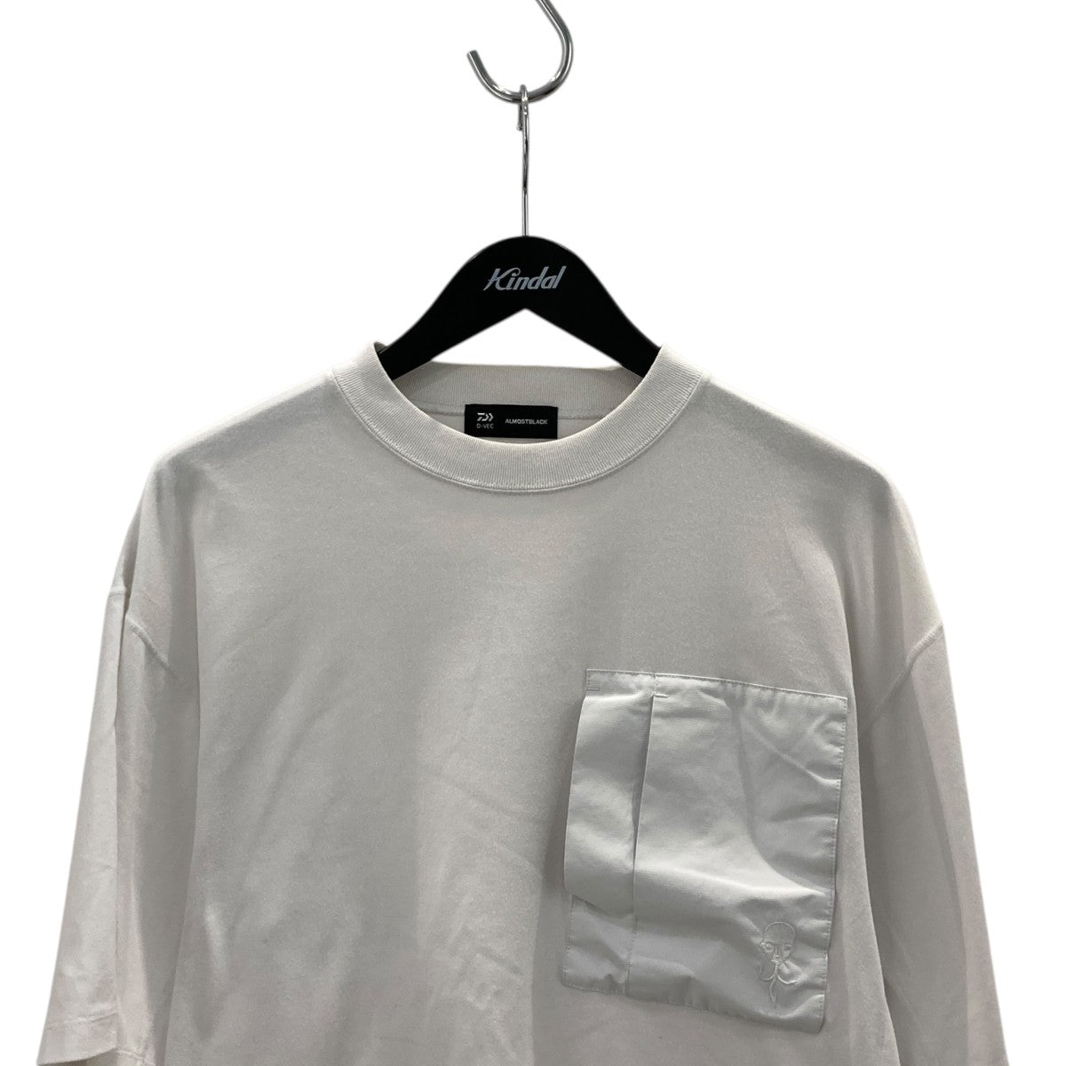 ALMOSTBLACK COTTON PLATING SHORT T SHIRTS半袖TシャツVF-20400738 古着・中古-2枚目のアイテム画像