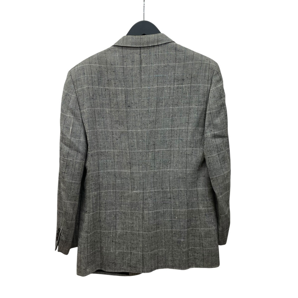 dunhill ヘリンボーンテーラードジャケット 古着・中古-2枚目のアイテム画像