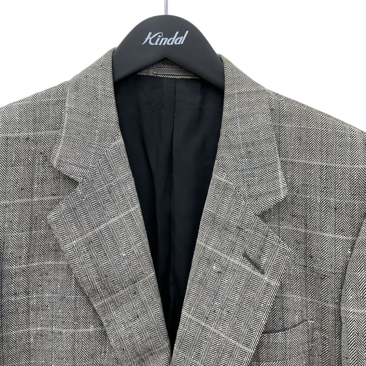 dunhill ヘリンボーンテーラードジャケット 古着・中古-3枚目のアイテム画像