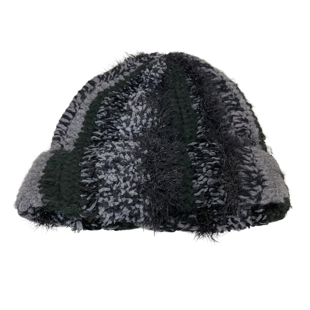 TINSEL STRIPE BEANIEニットキャップ