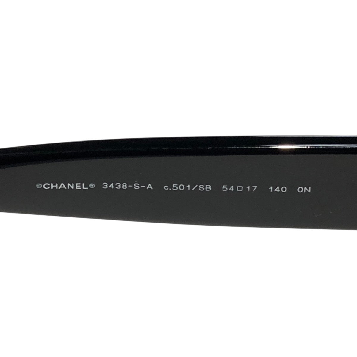 CHANEL スクエア シェイプ ブルーライトカット グラス眼鏡3438-S-A 古着・中古-5枚目のアイテム画像