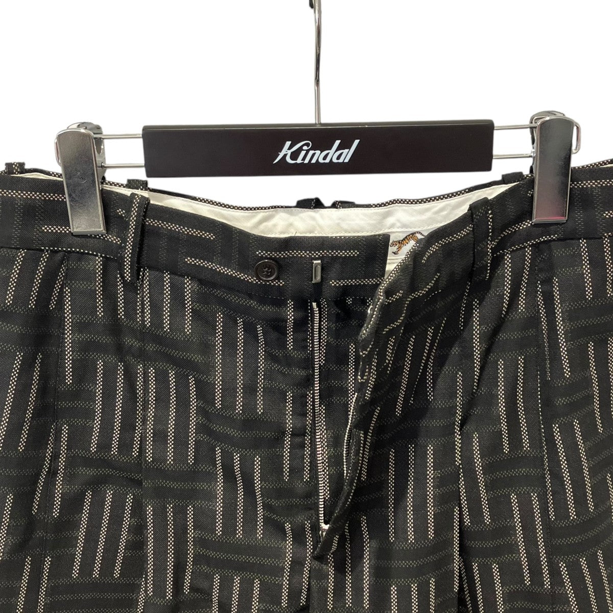 KENZO 総柄スラックス総柄パンツFE65PA3789JG 古着・中古-3枚目のアイテム画像