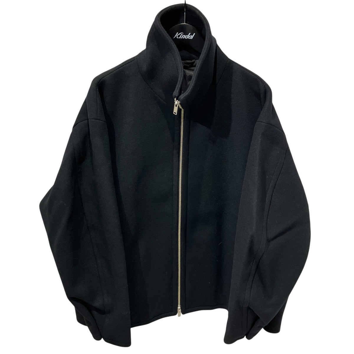 25AWMelton Stand Collar Zip BlousonブルゾンYK25FW01034B
