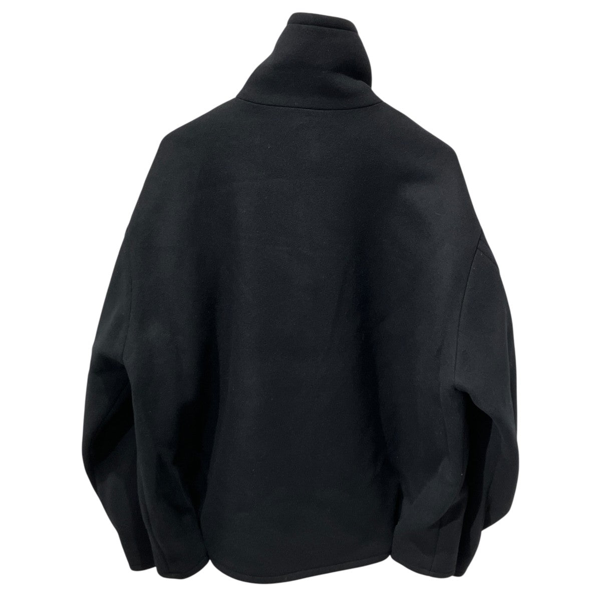 25AWMelton Stand Collar Zip BlousonブルゾンYK25FW01034B