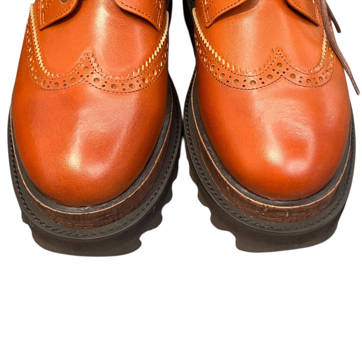 glamb Shark sole wing tip shoesローファーGB0321/AC03 古着・中古-3枚目のアイテム画像