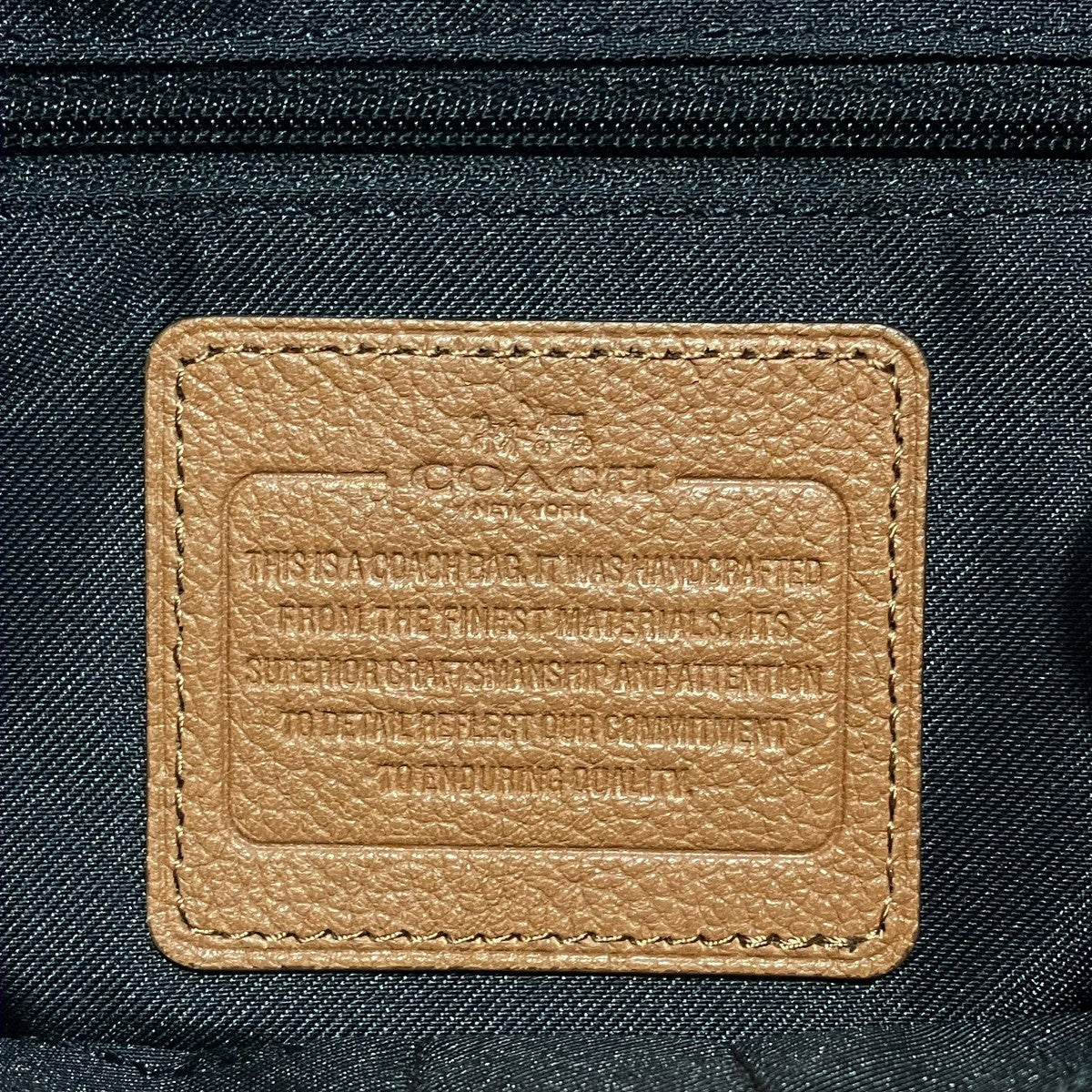 COACH ターンロック ペブルドレザーリュック35303 古着・中古-8枚目のアイテム画像