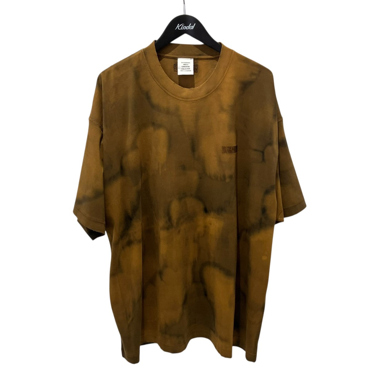 VETEMENTS 23SSOVERBLEACHED T-SHIRTTシャツUE63TR160B 古着・中古-1枚目のアイテム画像