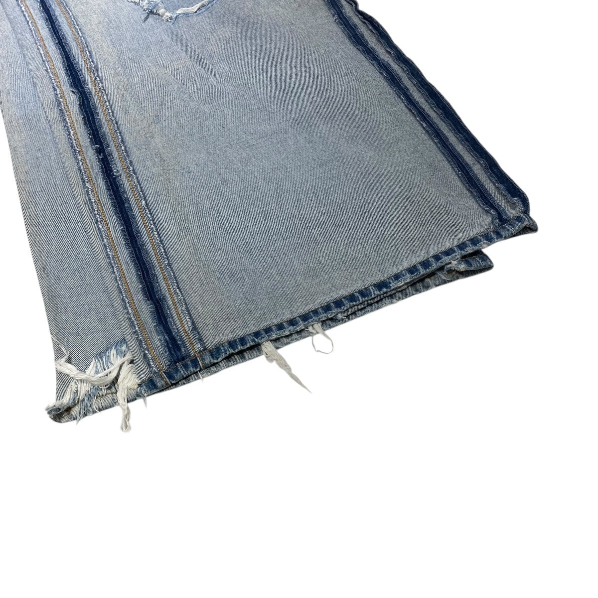 INSIDE OUT BIG SHAPE DESTROYED JEANSインサイドアウト ワイドデニムパンツUA53PA650L