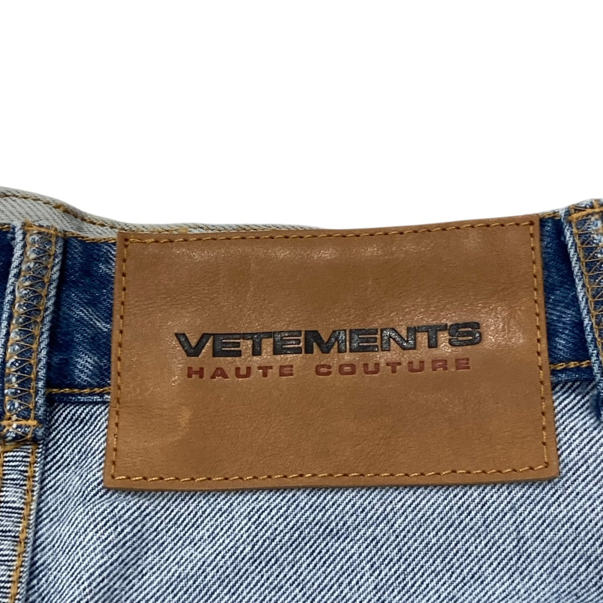 INSIDE OUT BIG SHAPE DESTROYED JEANSインサイドアウト ワイドデニムパンツUA53PA650L