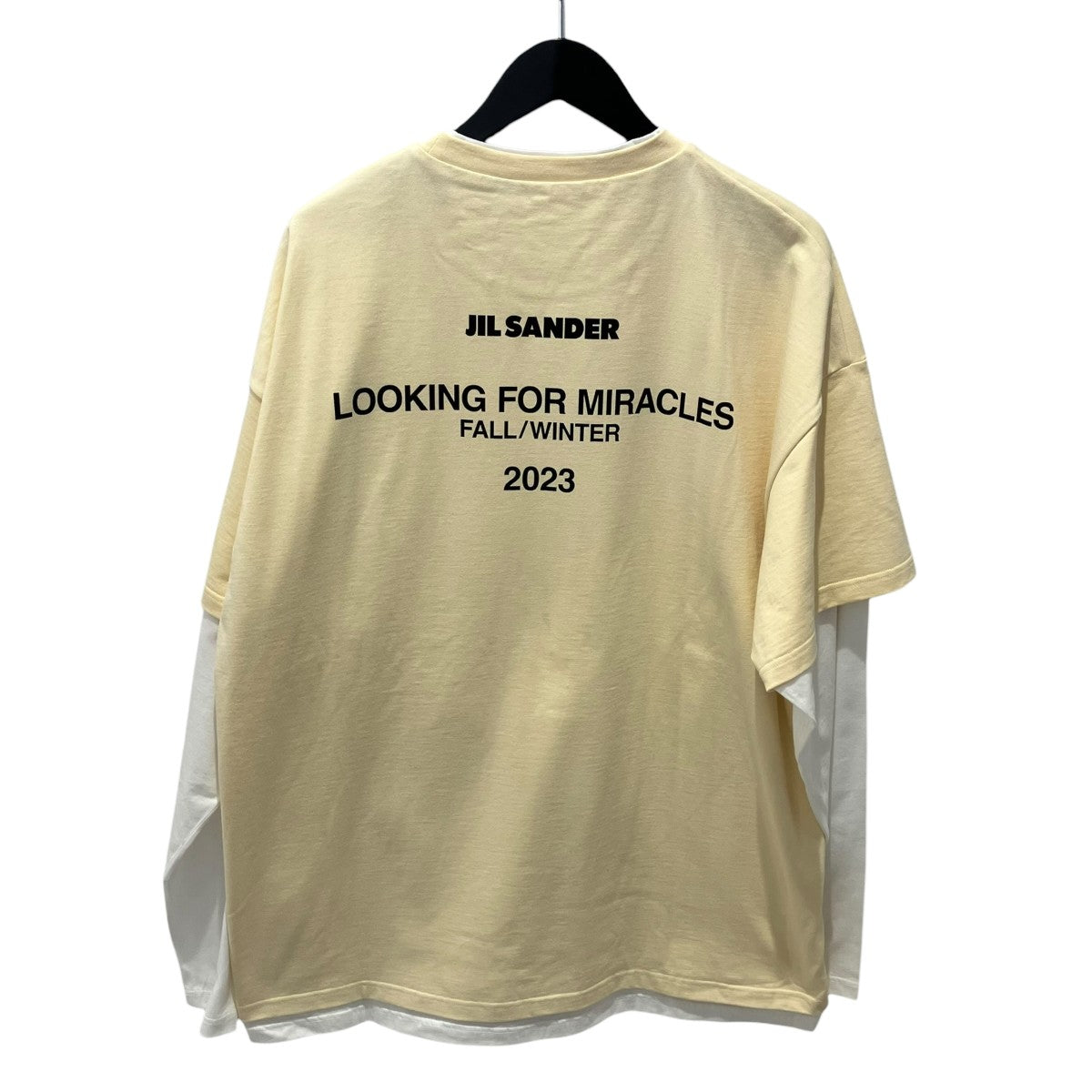 JIL SANDER 23AWBackPrint Layered L S TeeロンTJ61GC0001 古着・中古-2枚目のアイテム画像