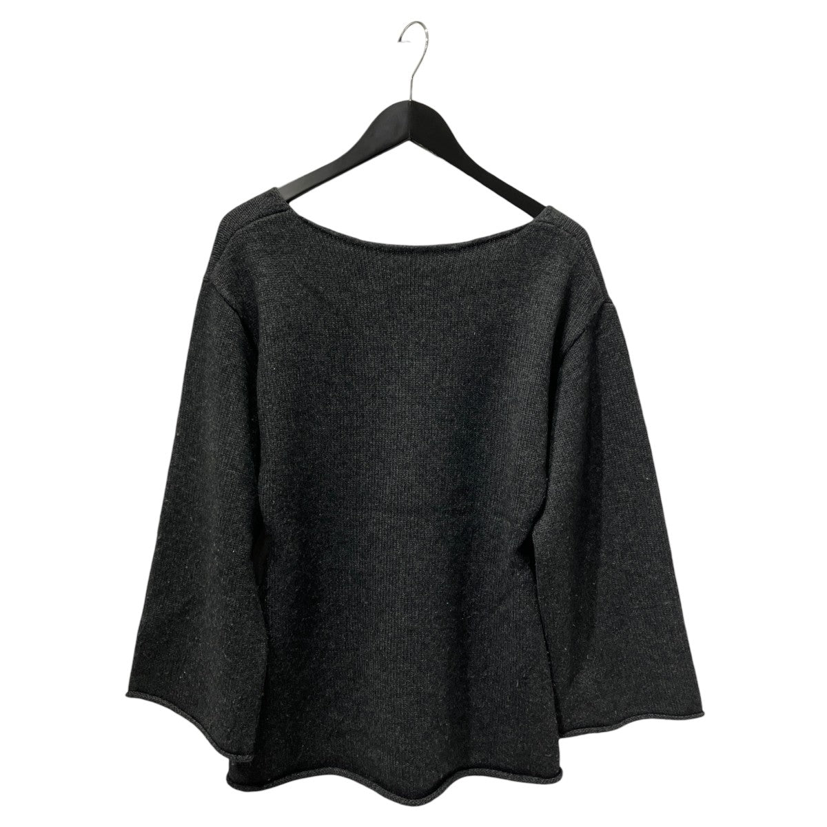 wool cashmere curved topニットEEN-35110-B