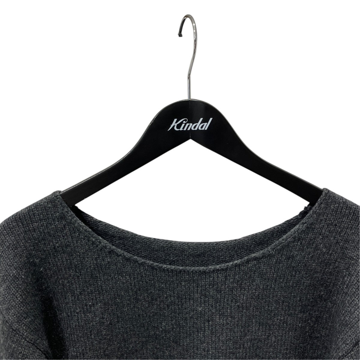 wool cashmere curved topニットEEN-35110-B
