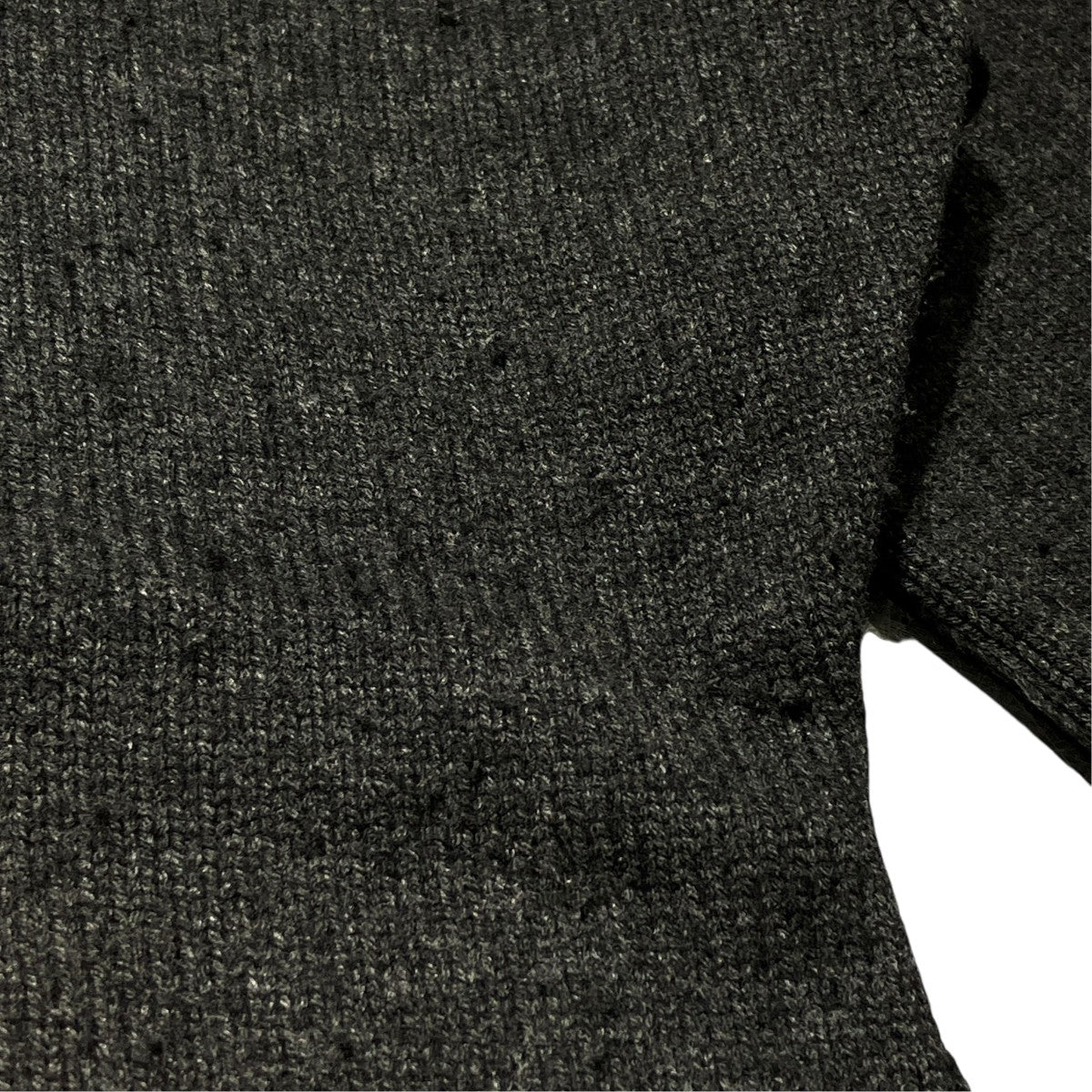 wool cashmere curved topニットEEN-35110-B
