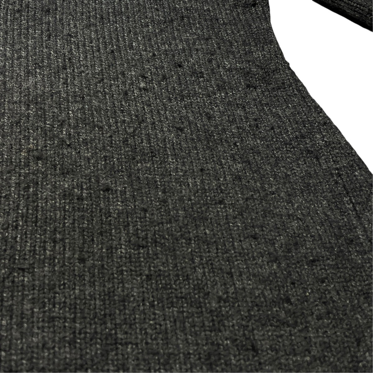 wool cashmere curved topニットEEN-35110-B
