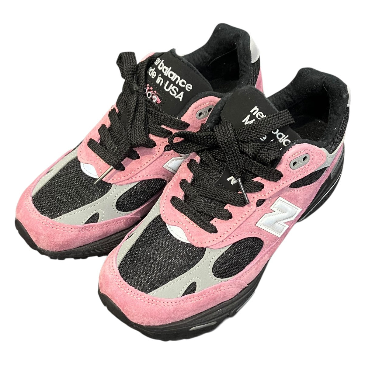 new balance ブーツ 黒/ピンク ゼブラ柄 NEW BALANCE(ニューバランス) Made in USA 993スニーカーU993PB U993PB