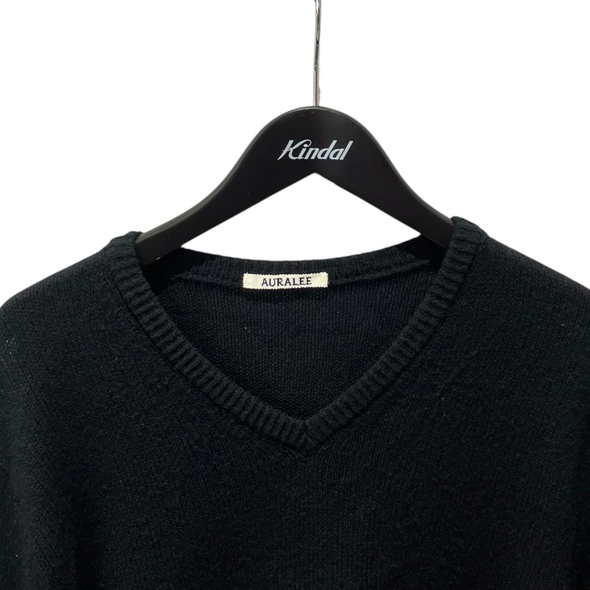 AURALEE 26SSSUMMER CASHMERE KNIT V-NECK P OニットA26SV02CK 古着・中古-3枚目のアイテム画像