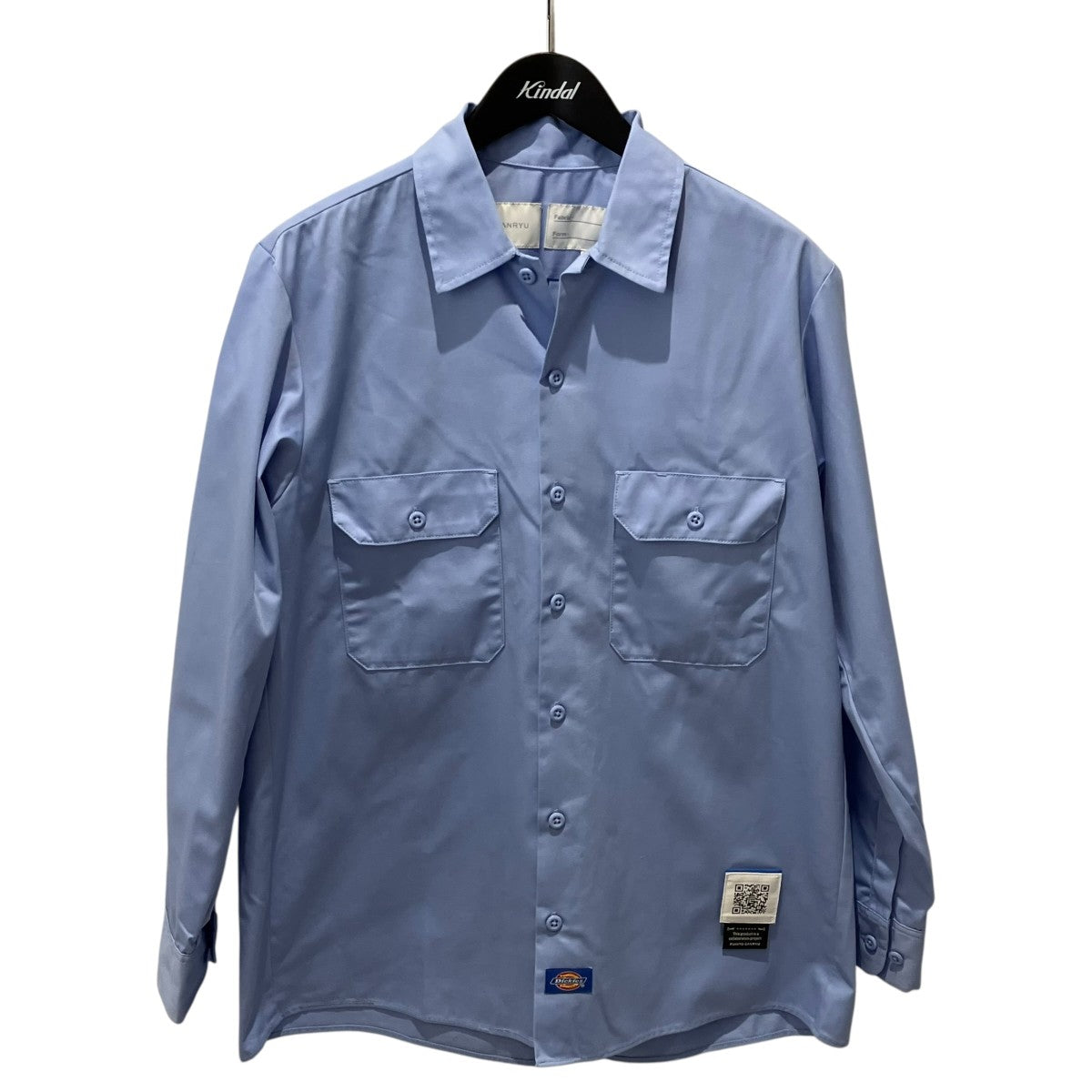 FUMITO GANRYU×Dickies 長袖シャツFU7-SH-01 FU7-SH-01 ブルー サイズ