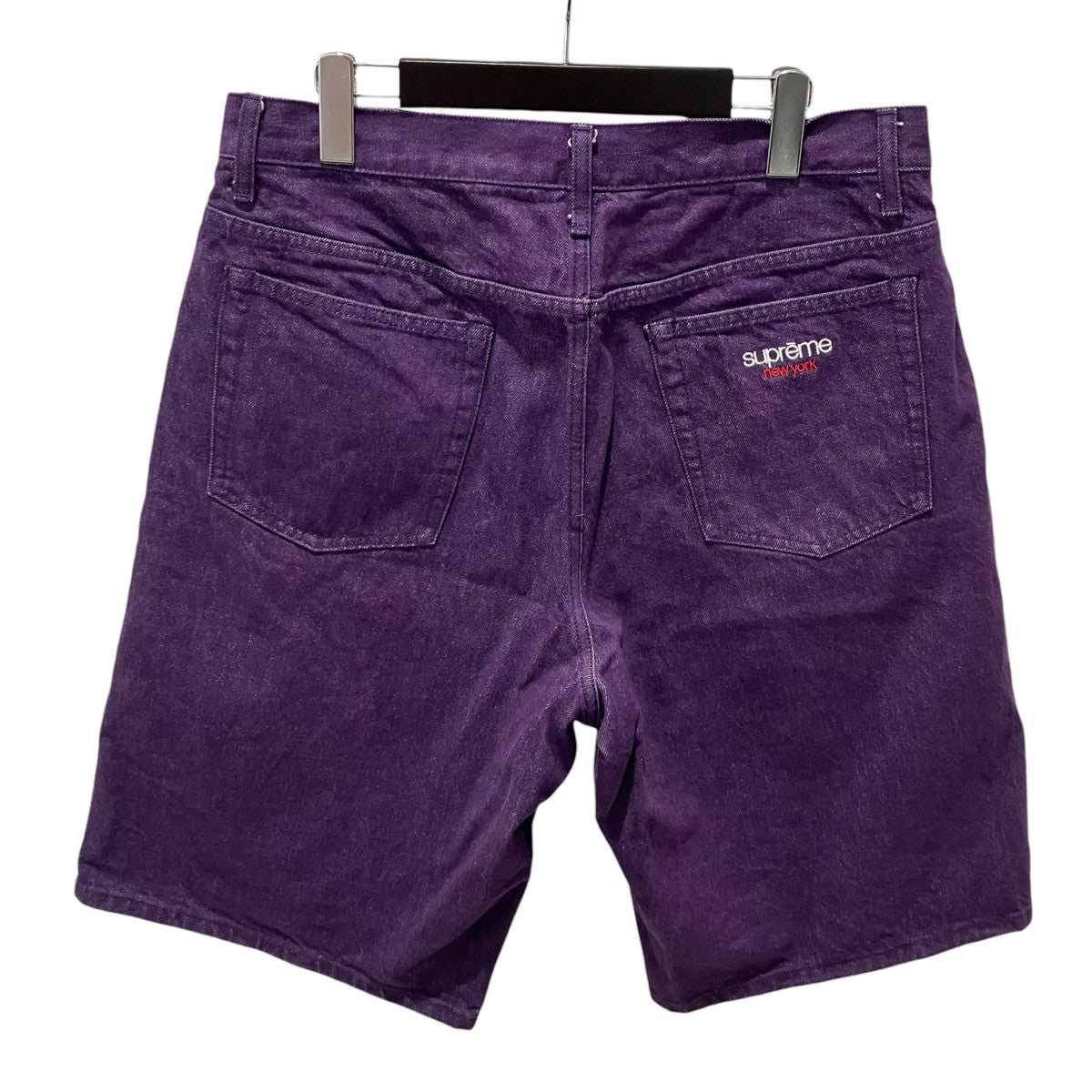Supreme 25SSBaggy Denim Short Purpleハーフパンツ 古着・中古-2枚目のアイテム画像