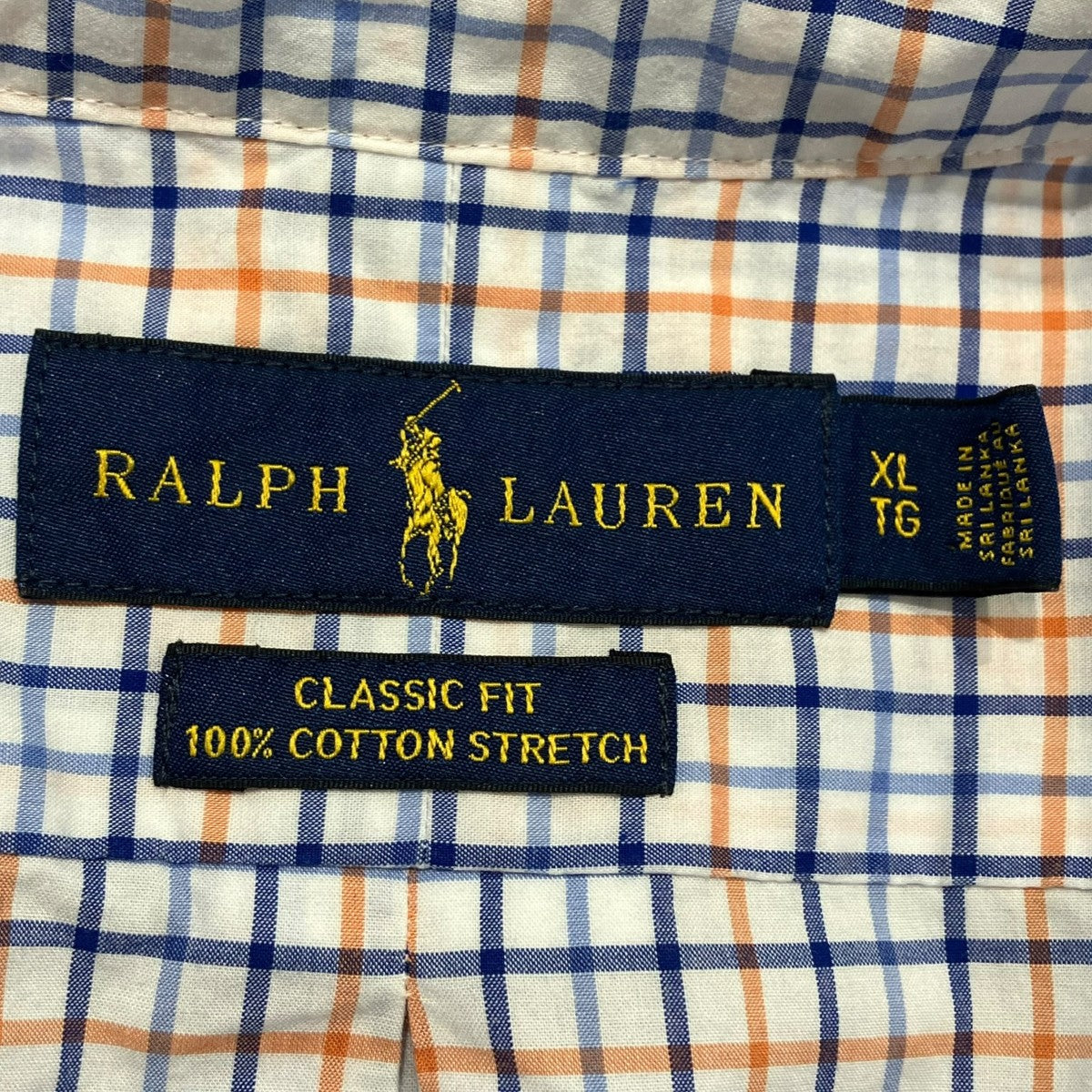 RALPH LAUREN チェックボタンダウンシャツ710790196001 古着・中古-5枚目のアイテム画像