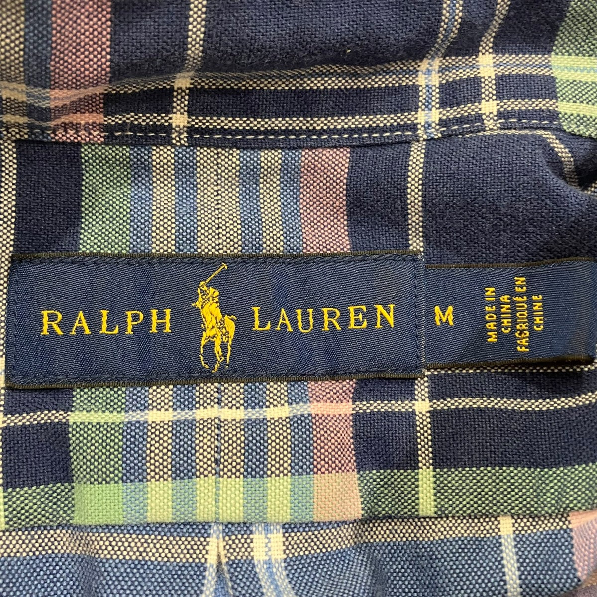 RALPH LAUREN チェックボタンダウンシャツ710684860011 古着・中古-5枚目のアイテム画像
