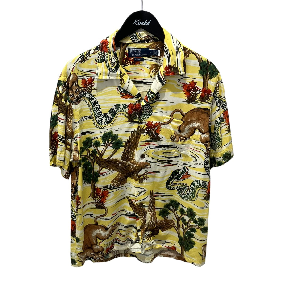 POLO RALPH LAUREN EAGLES PRINT VACATION SHIRTアロハシャツ 古着・中古-1枚目のアイテム画像