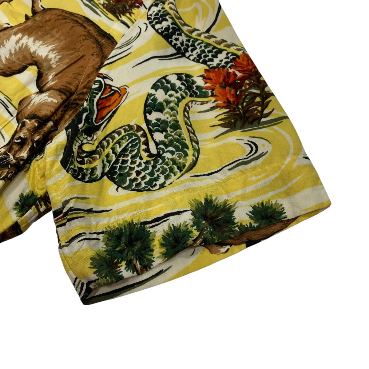 POLO RALPH LAUREN EAGLES PRINT VACATION SHIRTアロハシャツ 古着・中古-4枚目のアイテム画像